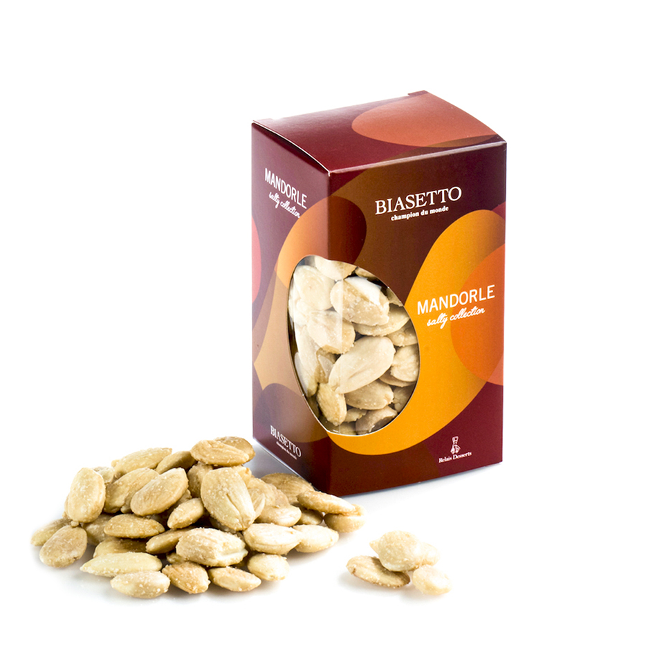 Mandorle naturali al Sale