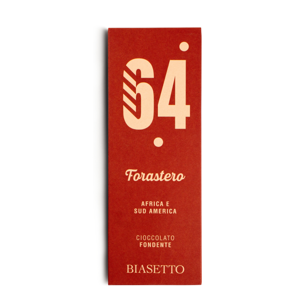 64% Forastero - Africa e Sud America - Cioccolato Fondente