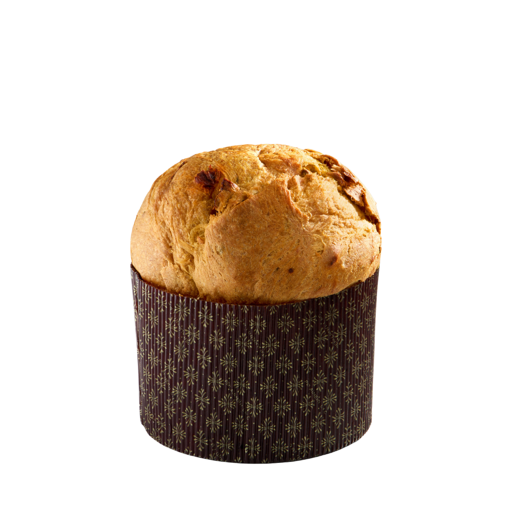 Panettone salato - pomodori confit e pesto